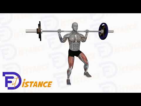 Fentes latérales alternées avec barre - Exercice Fentes latérales alternées avec barre en vidéo Fentes latérales alternées avec barre - Exercice Fentes latérales alternées avec barre en vidéo
