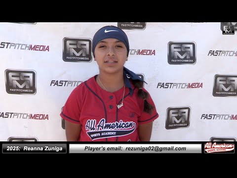 2025 Reanna Zuniga Athletic Shortstop Softball Skills Video - AASA Carrillo