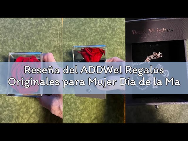 Vídeo relacionado con NEONOBS Rosa Personalizada - Regalo Original para Sant Jordi, Día de la Madre, Día del Libro, San Valentín, Aniversario - Rosa Eterna