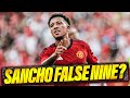 CAN SANCHO BE MAN UTD'S MAIN MAN UP FRONT IN A FALSE 9?