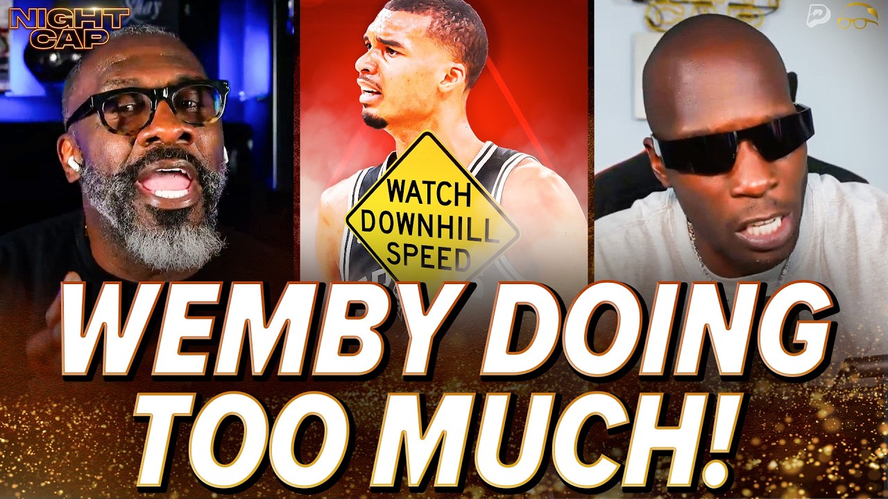 Shannon Sharpe FRUSTRATED with Wemby RUNNING out of GAS 2 minutes in the NBA Finals! | Nightcap