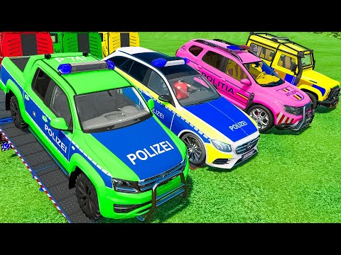 TRANSPORTING DACIA, MERCEDES, VOLKSWAGEN, RANGER ROVER, FORD wıth MAN TRUCKS! FS 22