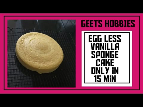 #egglessCake #quickCakes #spongeCake #vanillaCake          Perfect Eggless vanilla sponge cake in15m