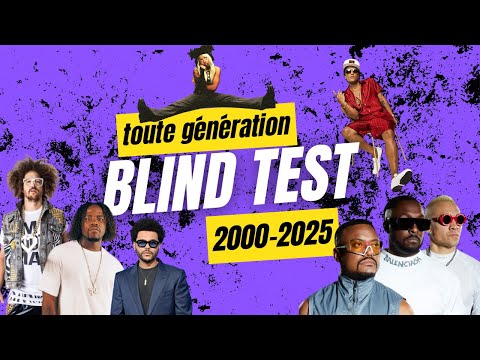 blind test musique 2000 -2025 de 40 extraits / toute génération