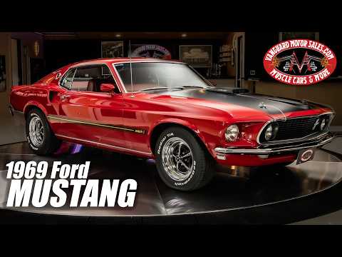 1969 Ford Mustang Mach 1 R-Code For Sale Vanguard Motor Sales #1721