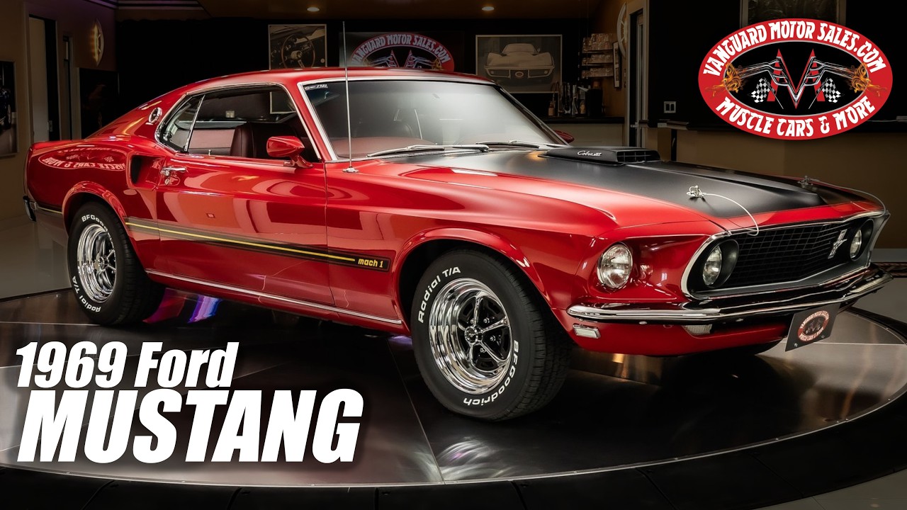 1969 Ford Mustang Mach 1 R-Code For Sale Vanguard Motor Sales #1721