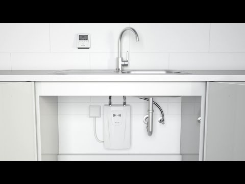 CFX-U (ab 2022) – Installation und Montage des E-Kompaktdurchlauferhitzers unter der Küchenspüle