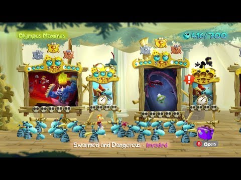 Walkthrough: Rayman Legends 100% - Swarmed and Dangerous - Invaded