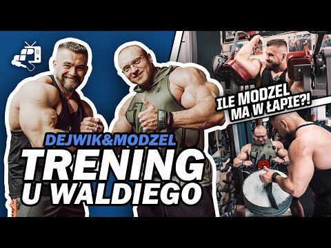 TRENING U WALDIEGO 💪🏻 HANTLE 100KG | DAWID CZECHOWICZ & ŁUKASZ MODZELEWSKI