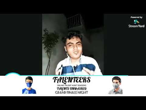 Abhishek Kamboj  Online event for Talenteere(Entirely virtual event)