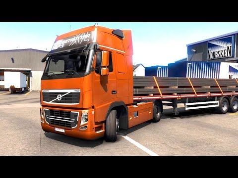 ETS 2 - Volvo FH16 Classic Transporting Square Tubing