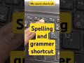 How To Check Spelling And Grammar In Ms Word Using This Shortcut Shortcutkeys Msword Computer