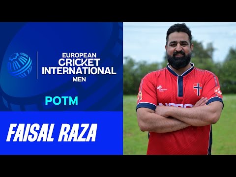 POTM Match 5: F.Raza - NOR vs SWE | Highlights | ECI Norway, 2025 | 15 Aug 2025 | ECI25.075