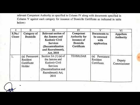 BREAKING | DOMICILE MANDATORY FOR ALL || JKGOVT ISSUES RULES|| DOWNLOAD NOW