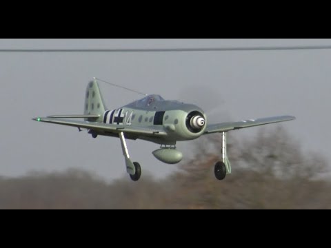 Focke-Wulf Fw 190A 1.5m RC plane Smart BNF Basic with AS3X and SAFE Select Maiden flight