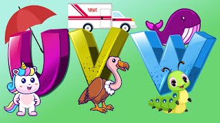 UVW | Kids & Nursery Rhymes | Sing Along Song | Animated