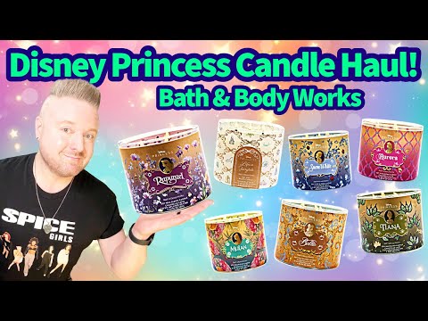 Disney Princess Candle Haul - Bath & Body Works