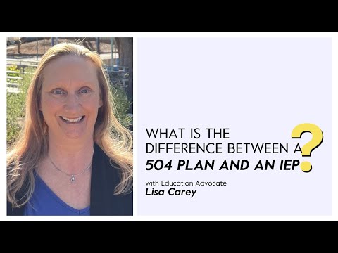 What Is the Difference Between a 504 Plan and an IEP?