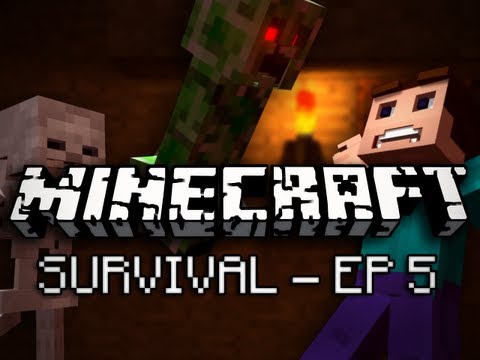 Minecraft: Survival Let's Play Ep. 5 - Diamonds!