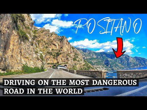 From SORRENTO to POSITANO -  FULL DRIVE! Driving on Amalfi Coast in September of 2022 🇮🇹