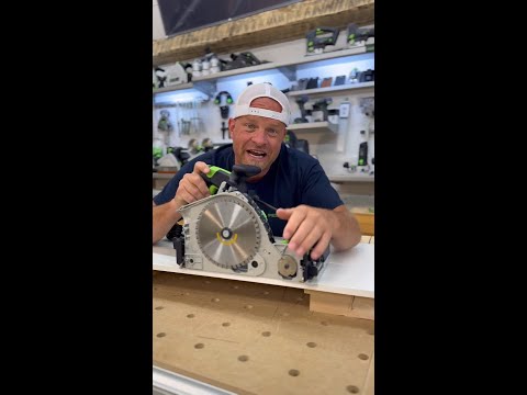 Introducing the game-changer: TSV 60 Track Saw with Scoring Blade!