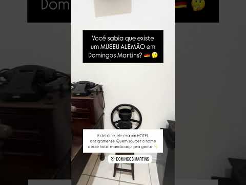 Você sabia desse museu em Domingos Martins? 😲