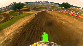 preview picture of video 'GoPro HD: Josh Grant Practice Lap 2012 Lucas Oil Pro Motocross Championship Steel City'