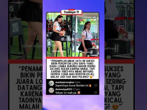 Lomba Burung Jadi Serasa Fashion Show Gara-Gara Mbak Ini! 😍 #shorts #beritaviral