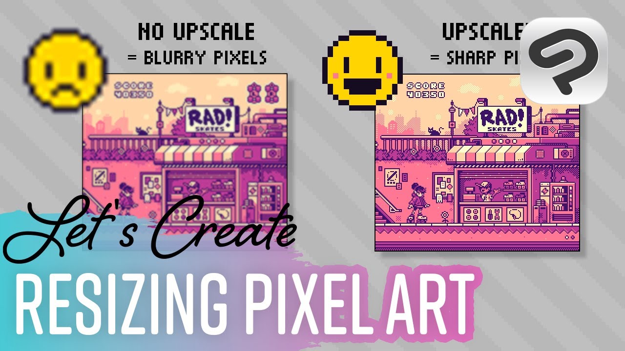 The correct way to resize your pixel art in Clip Studio Paint! | Brandon James Greer