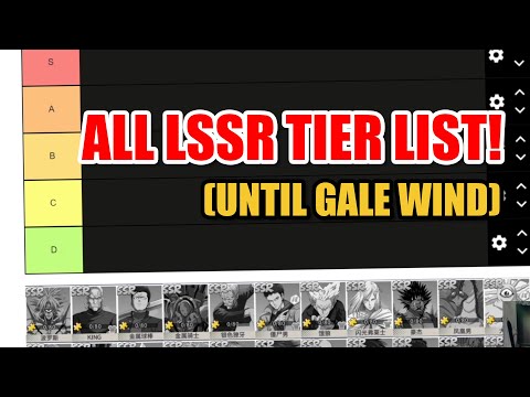 LSSR TIER LIST! (until Wind Gale) [One Punch Man: THE STRONGEST]