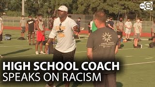 Klein Oak coach gives powerful speech to players amid anti-racist protests