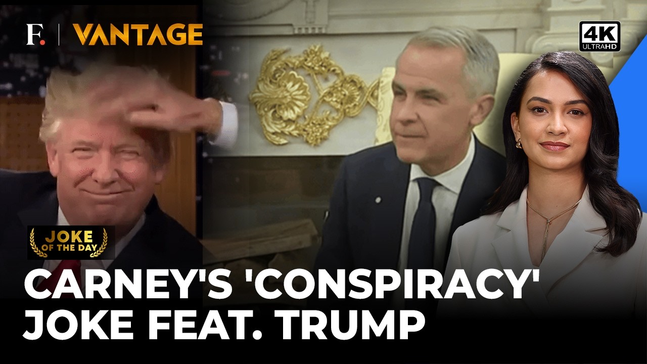 Carney Mocks Trump With 'Conspiracy' After Teleprompter Malfunctions | Vantage on Firstpost | 4K