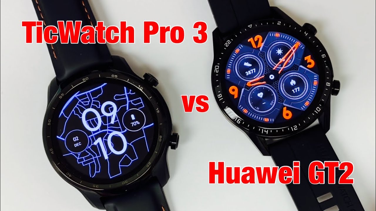 Huawei GT2 vs TicWatch Pro 3 Review for CrossFit/HIIT Training FitGearHunter.com