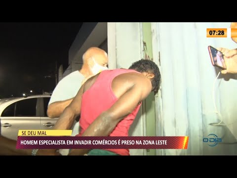 Homem especialista em roubar comércios é preso na zona leste 06 05 2021