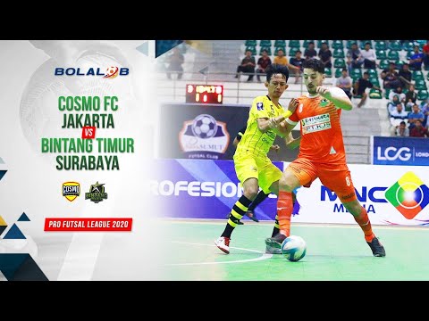 Cosmo FC Jakarta (4) vs (4) Bintang Timur Surabaya | Highlights Pro Futsal League 2020
