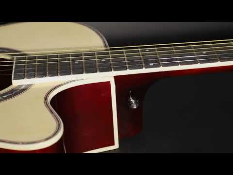 Real mission high quality cutaway acoustic guitar