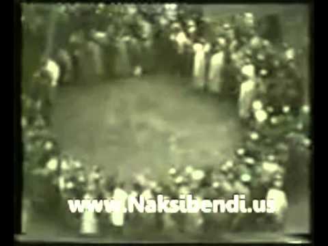 Vintage footage of Chechen Sufi Zikir chanting