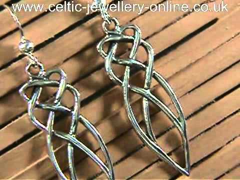 Sterling Silver Celtic Earrings DPS006