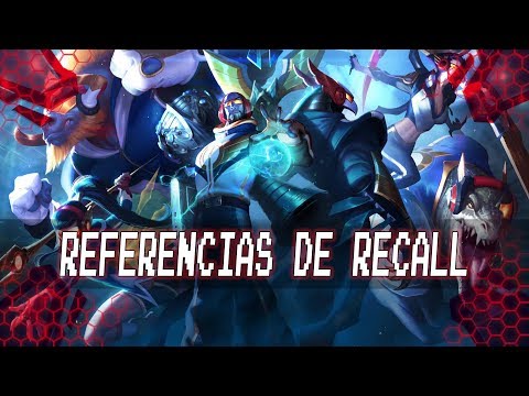 ✔Skins SKT T1 - Referencias de Recall (Recall Reference)