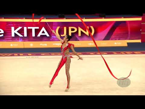 KITA Sumire (JPN) - 2019 Rhythmic Worlds, Baku (AZE) - Qualifications Ribbon