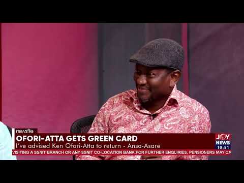 Tuah-Yeboah: Ofori-Atta Has Little Incentive to Return to Ghana Amid Home Raid, Green Card Status