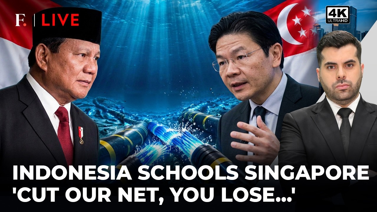 Singapore's Internet Threat Backfires? Indonesia Warns: '80% of Your Net Could Go' | Firstpost Live