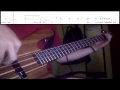 Red Hot Chili Peppers - Aeroplane (Bass Cover) (Play Along - Tabs In Video)