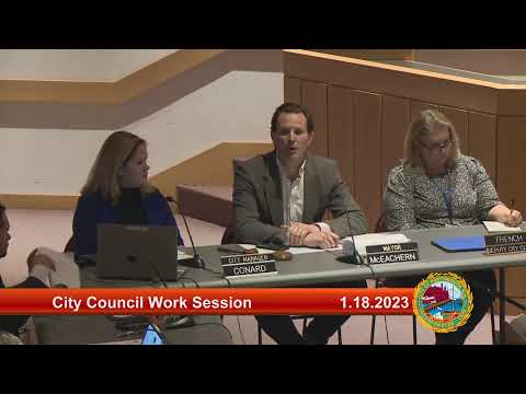 1.18.2023 City Council Work Session