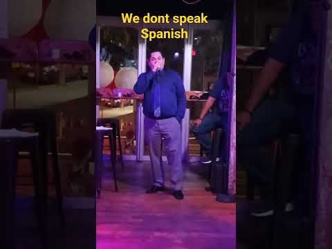 we don't speak Spanish.  #standupcomedy #laugher #comedy #standup #funny #Latino #drywall #bleach