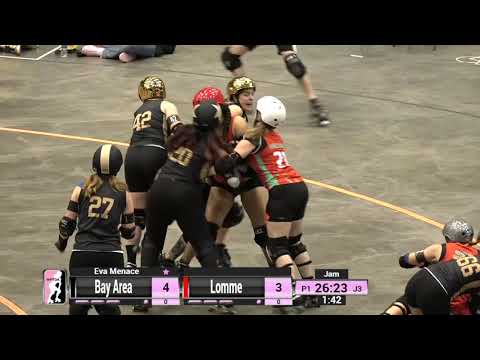Bay Area vs Lomme - 2019 International WFTDA Playoffs: Winston-Salem Game 9