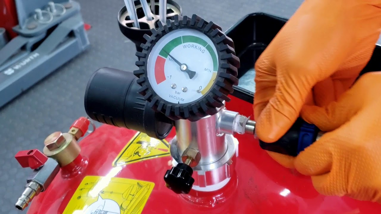 Extractor de aceite neumático