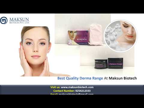 Best Quality Derma Range At Maksun Biotech