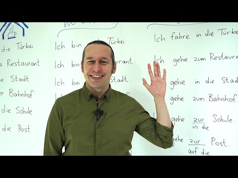 Almanca A1 INTENSIV Ders - 25 " Wo bist du? - Wohin gehst du? " Akkusativ | Dativ Örnekler