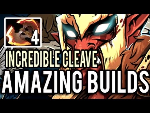 Incredible CLEAVE - Troll Warlord with 4 BATTLE FURY - Amazing Builds vol 14 Dota 2